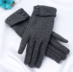 Handsker; Isabel - grå handsker